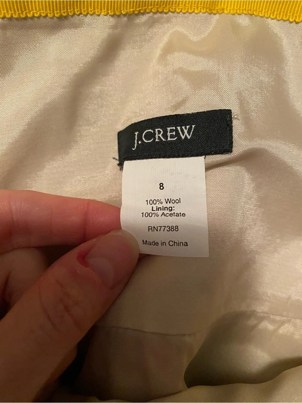 J. Crew classic plaid